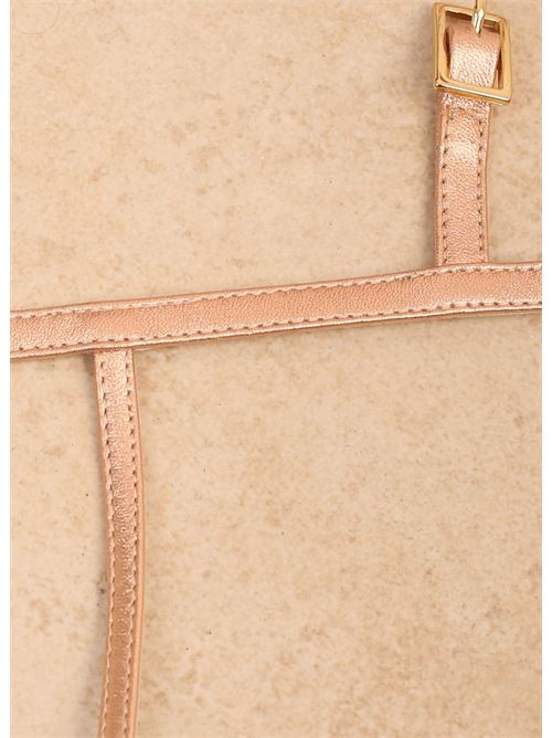 sandali capresi laminati rosa Da Costanzo | SANDALITROSALAMINATO